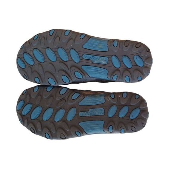 Merrell ML-B Trail Chaser Hiking Shoes Women's Size 6.5 EU 37.5 Grey Blue Yellow - Picture 5 of 7